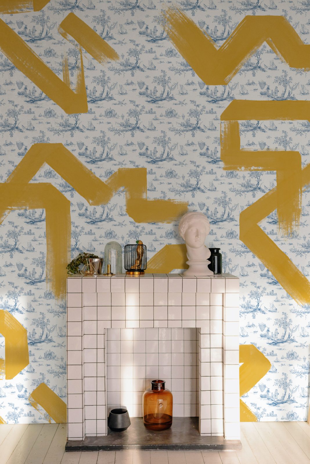 Toile Strokes, Blue, TresTintas 2