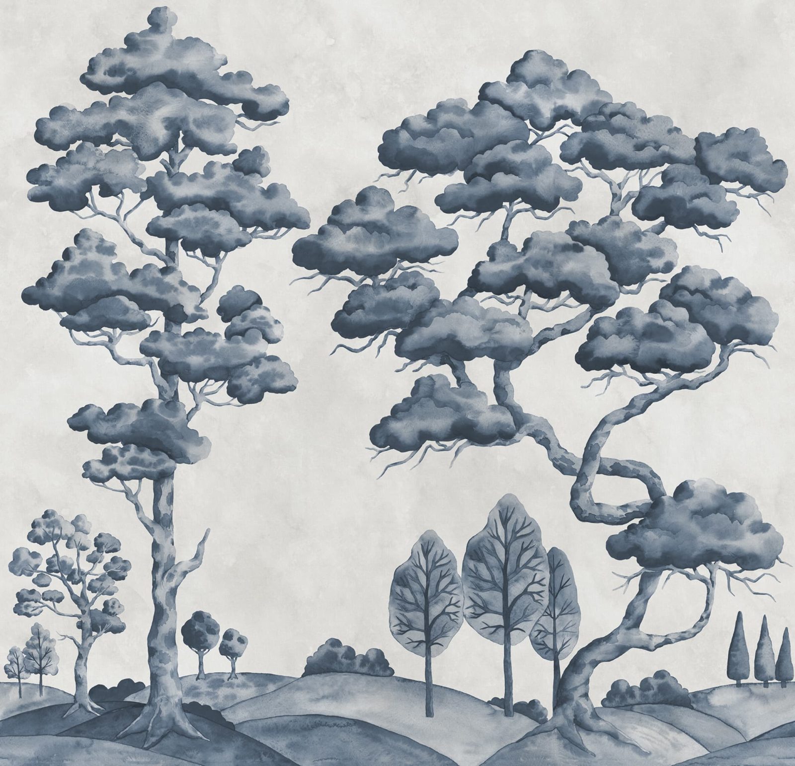Poetic Trees, Blue, Rebel Walls