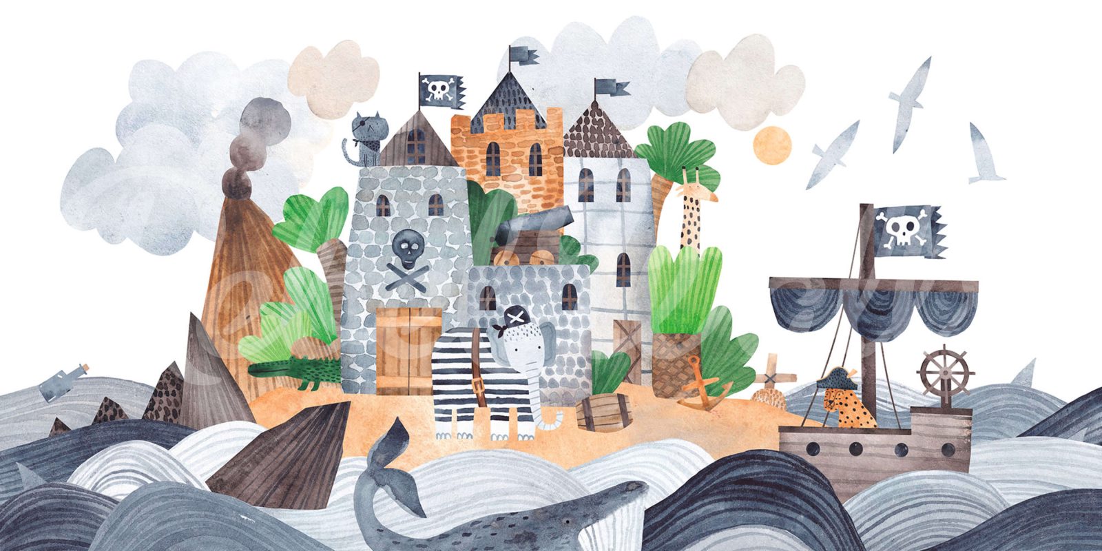 Castle of Pirates, Rebel Walls