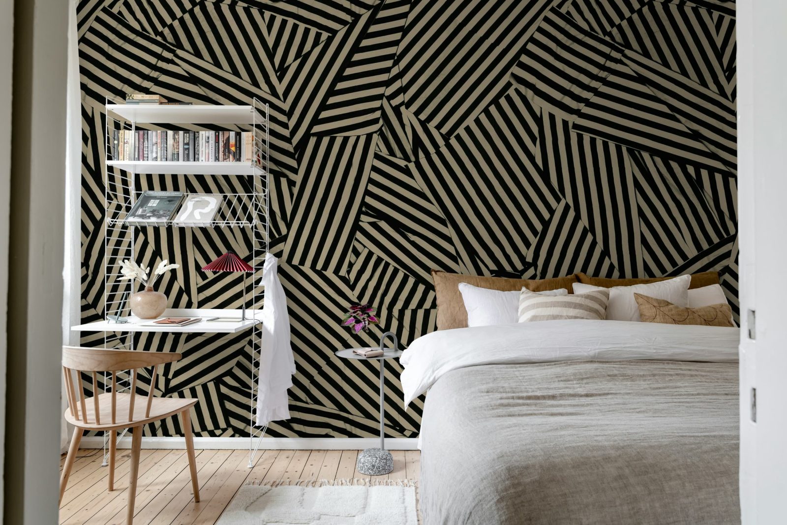 Abstract Weave, Black, Rebel Walls 2