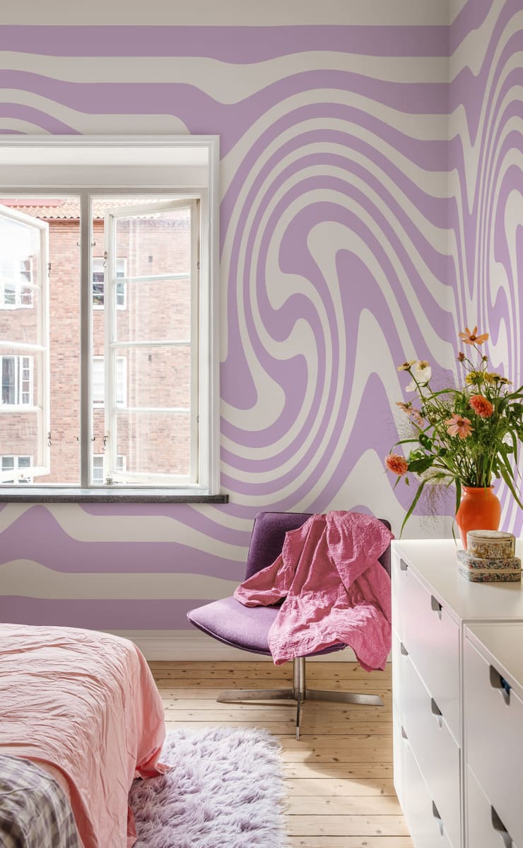 Happy Wobbly, Lilac, Rebel Walls 2