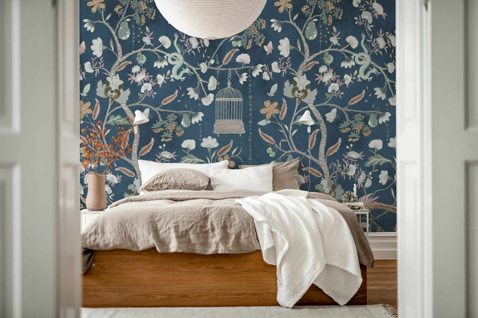 Mystic Garden, Dark Blue, Rebel Walls 2