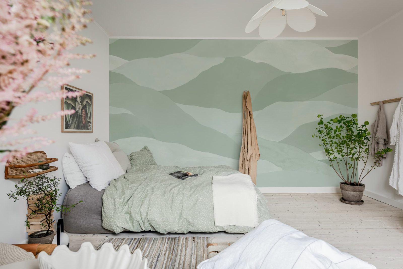 Misty Peaks, Light Green, Rebel Walls 3
