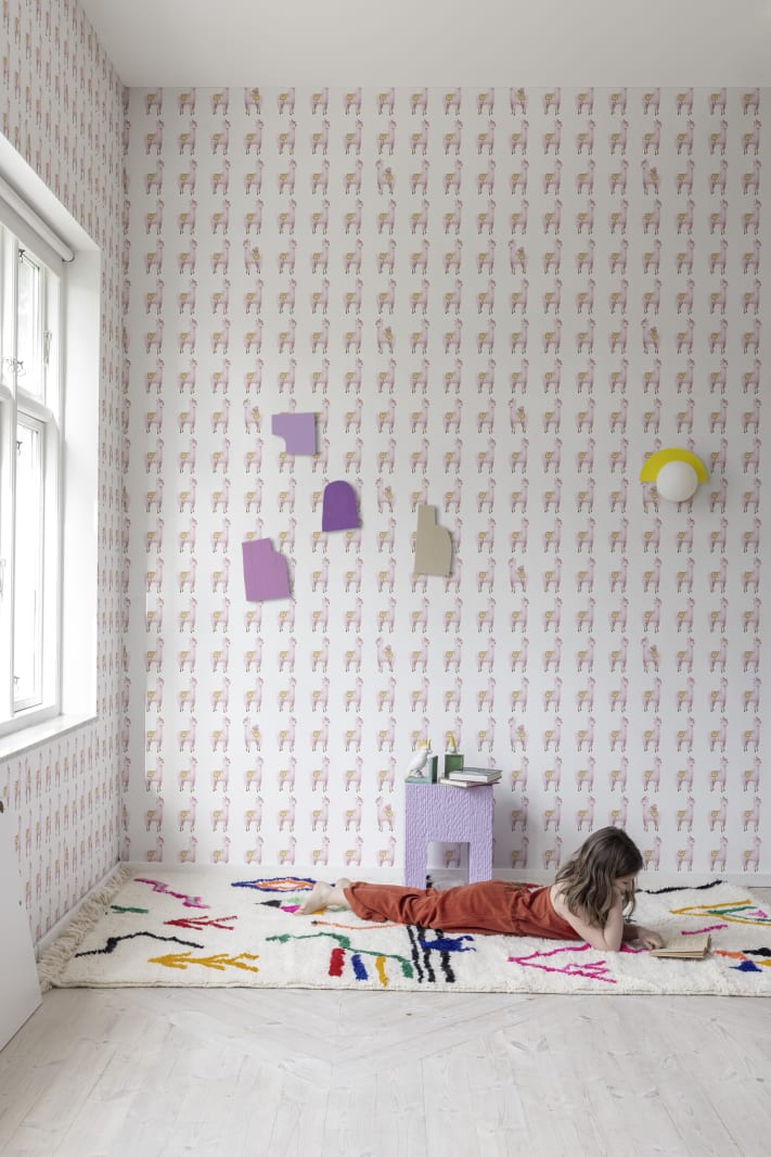 Alpaca Rebel, Pink, Rebel Walls, 5 mp / rola 2