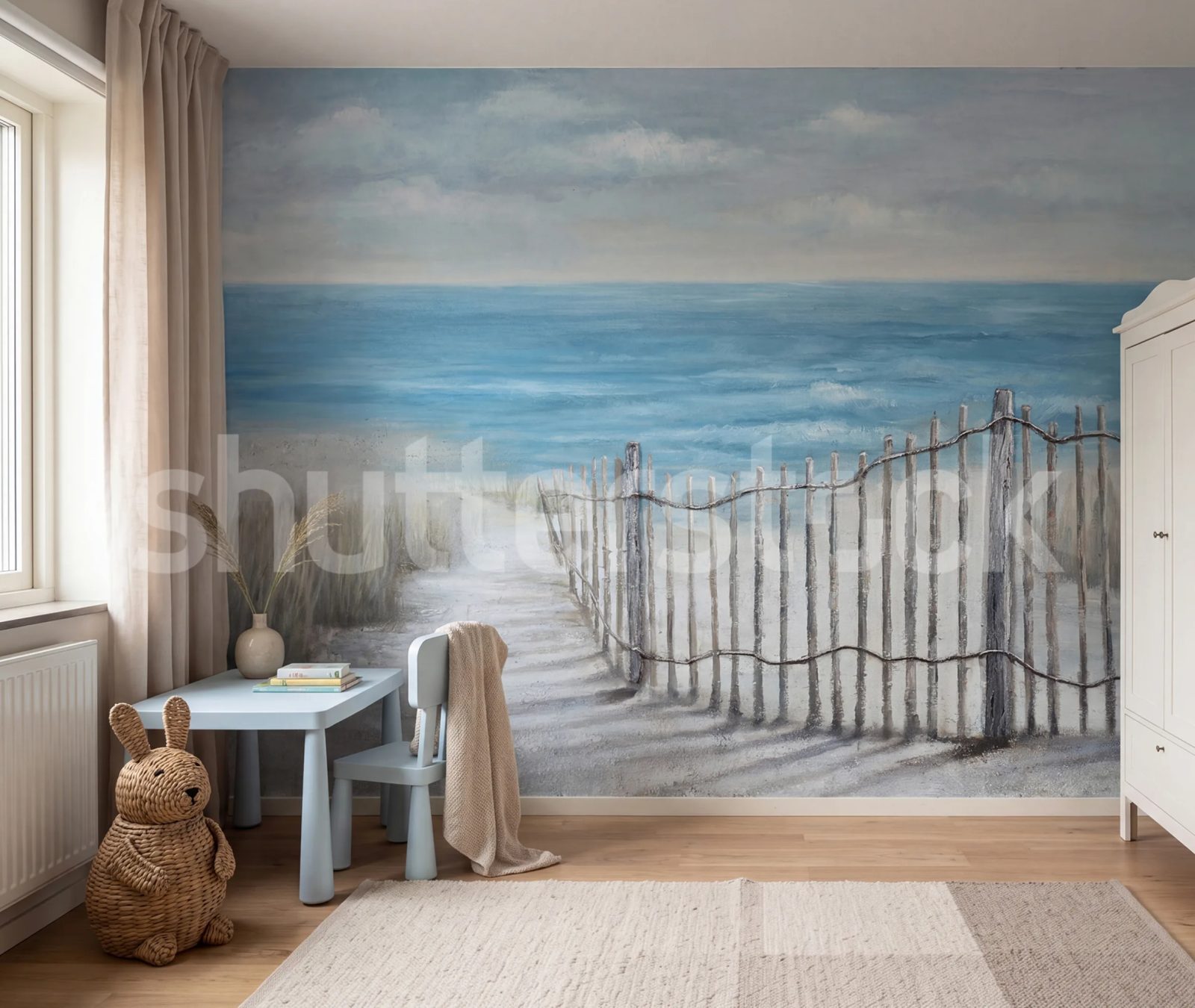 Towards the Sea, Soft Blue, Rebel Walls 2