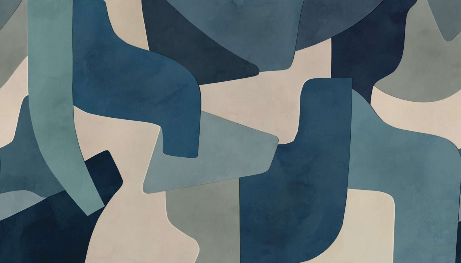 Serene Layers, Blue, Rebel Walls