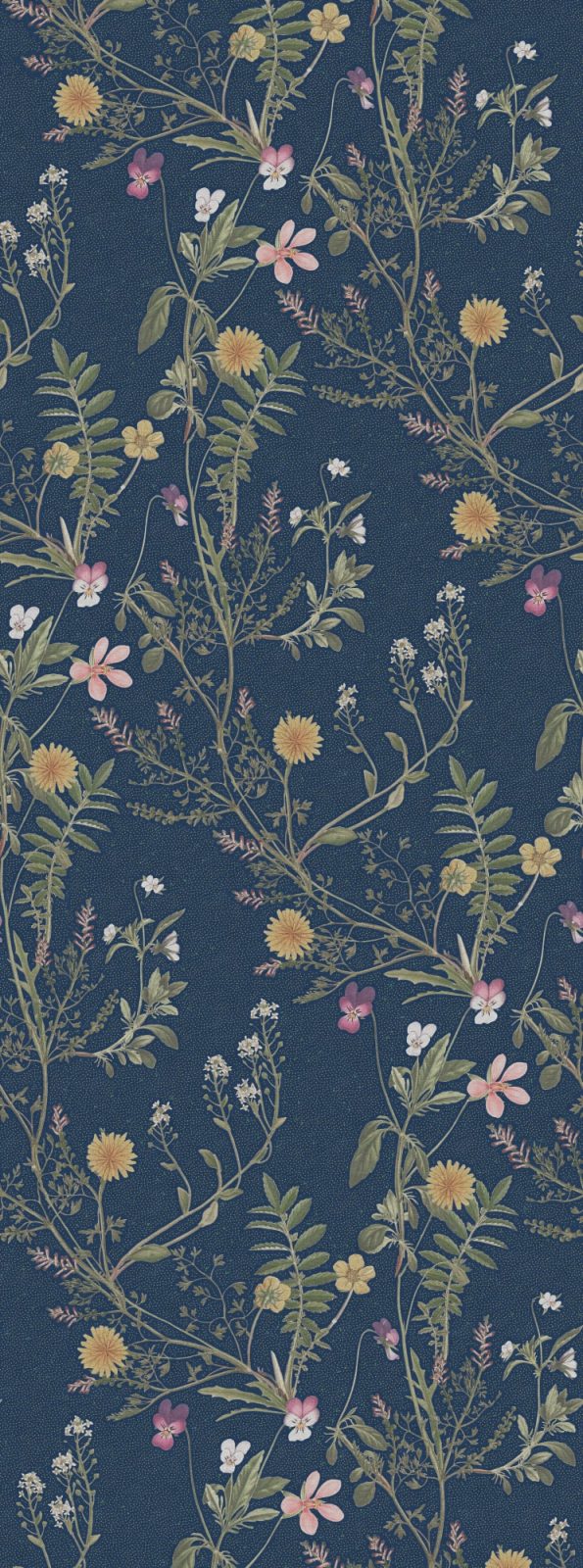 Storm Flowers, Ocean Blue, Rebel Walls