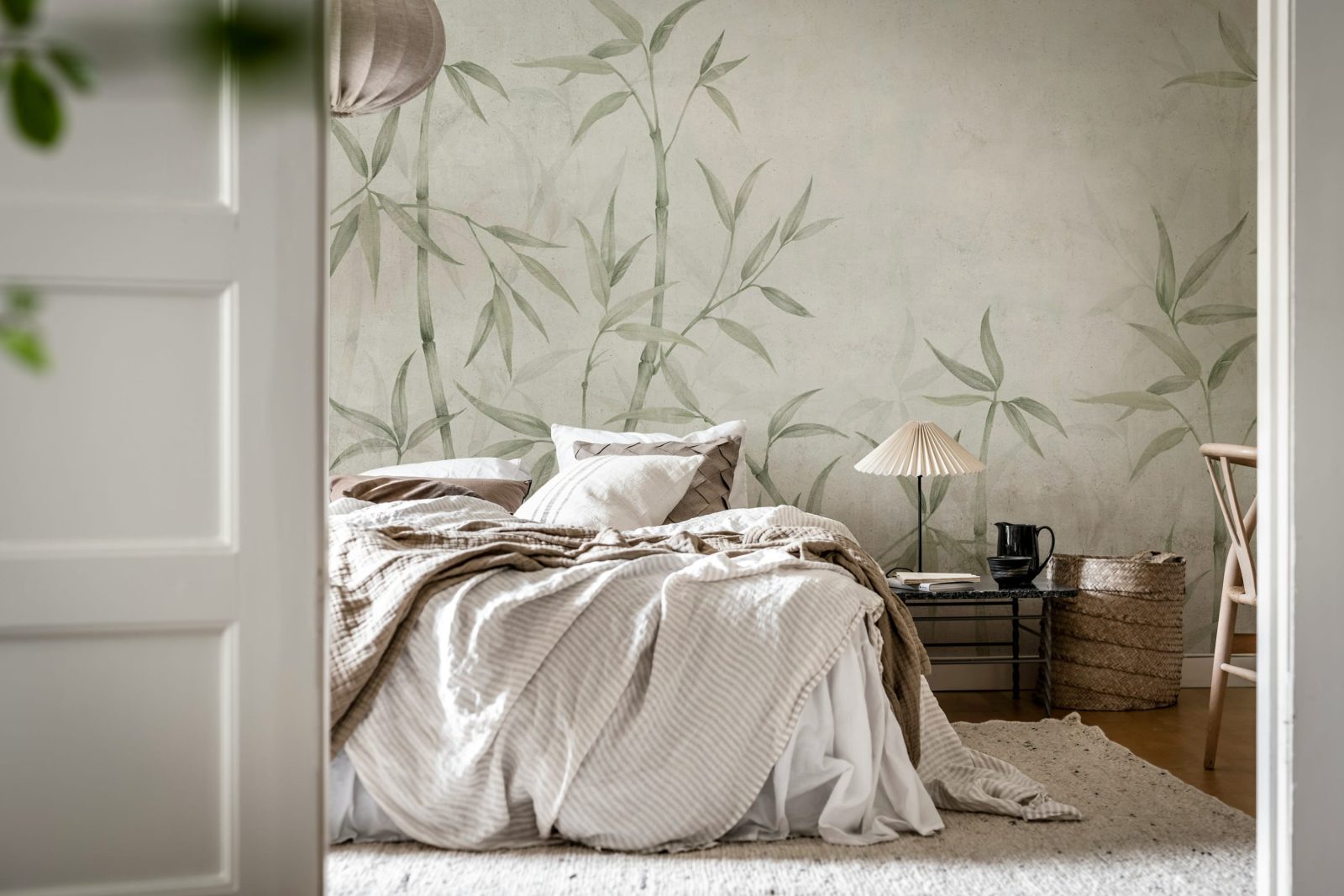 Bamboo Horizon, Green, Rebel Walls 3