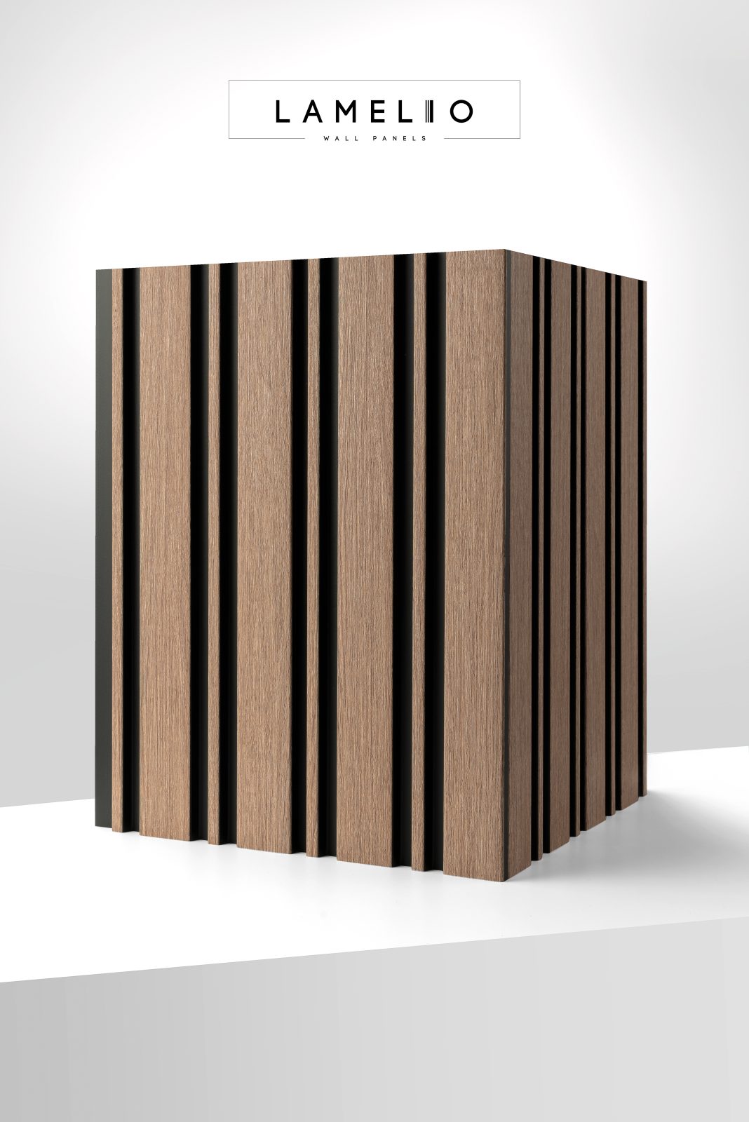 Riflaj decorativ 3D Milo, Oak Sonoma, 270x11.6cm, Lamelio 4