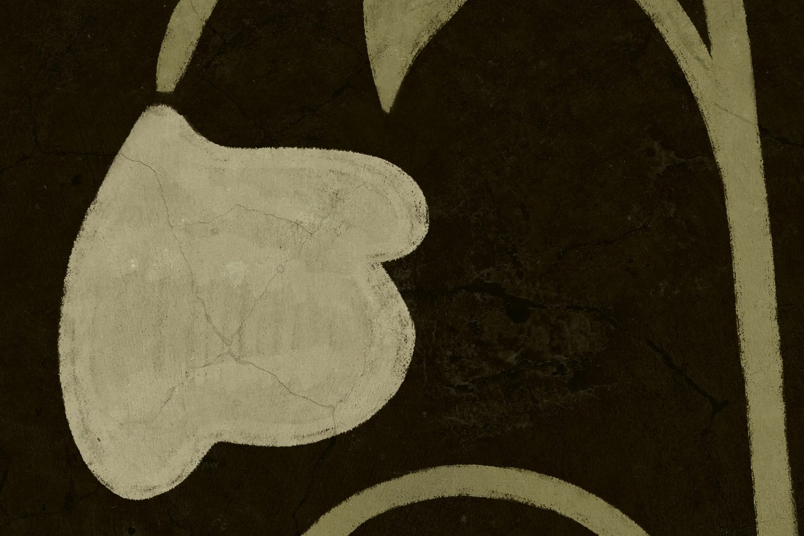 Folk Flower, Dark Green, Rebel Walls 4