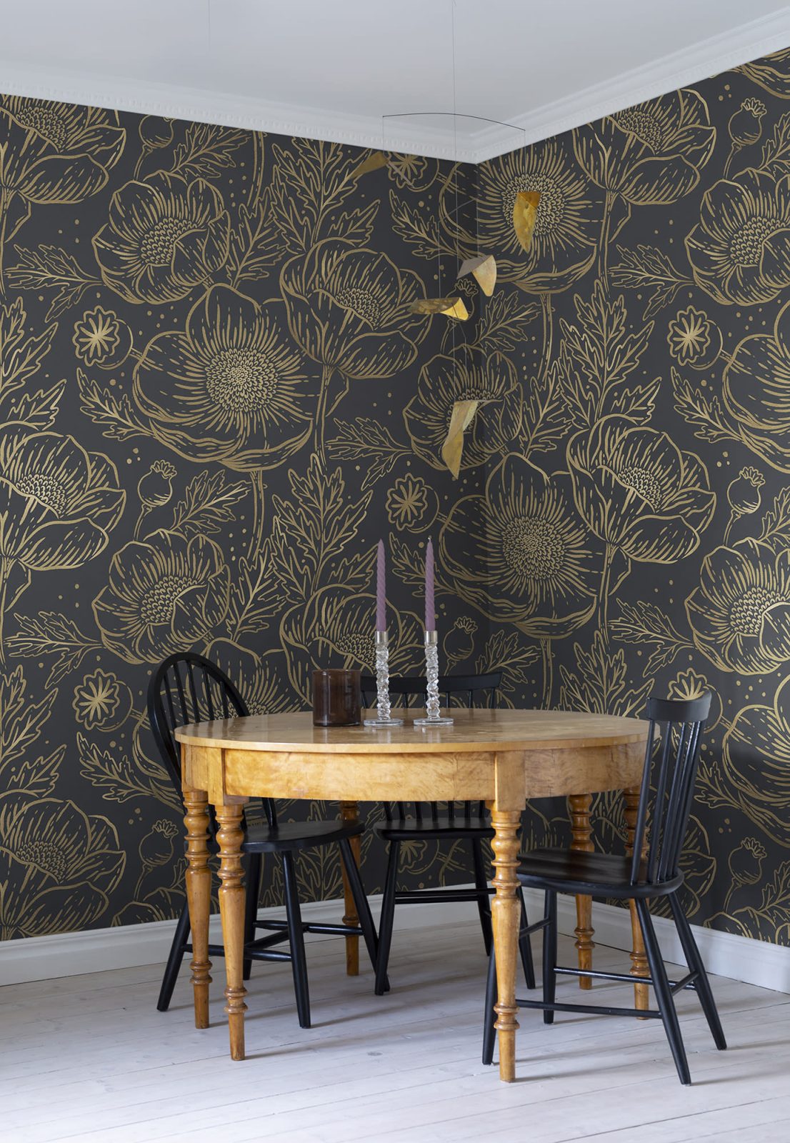 Golden Poppy, Midnight, Rebel Walls 3