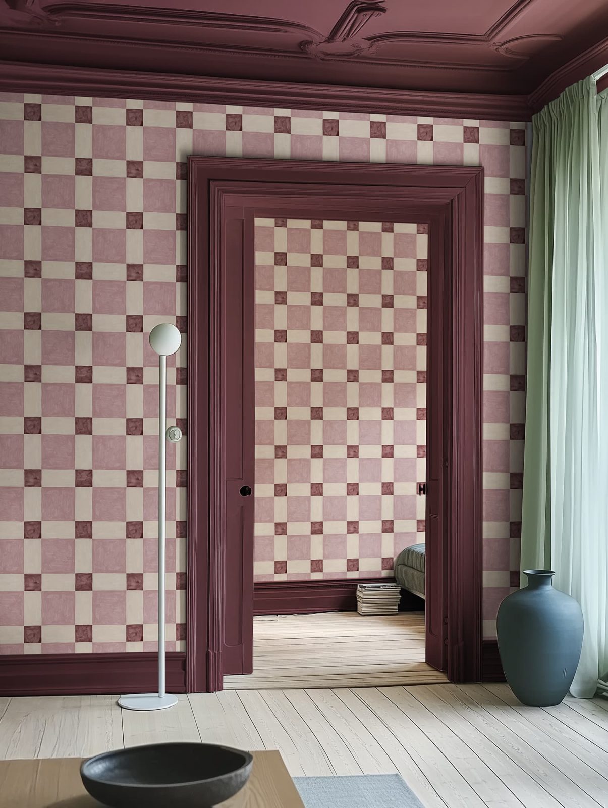 Artisan Square, Pink, Rebel Walls 3