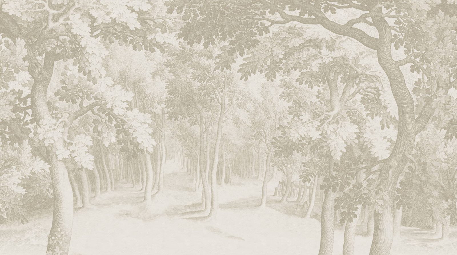 Forest Engraving, Beige, Rebel Walls