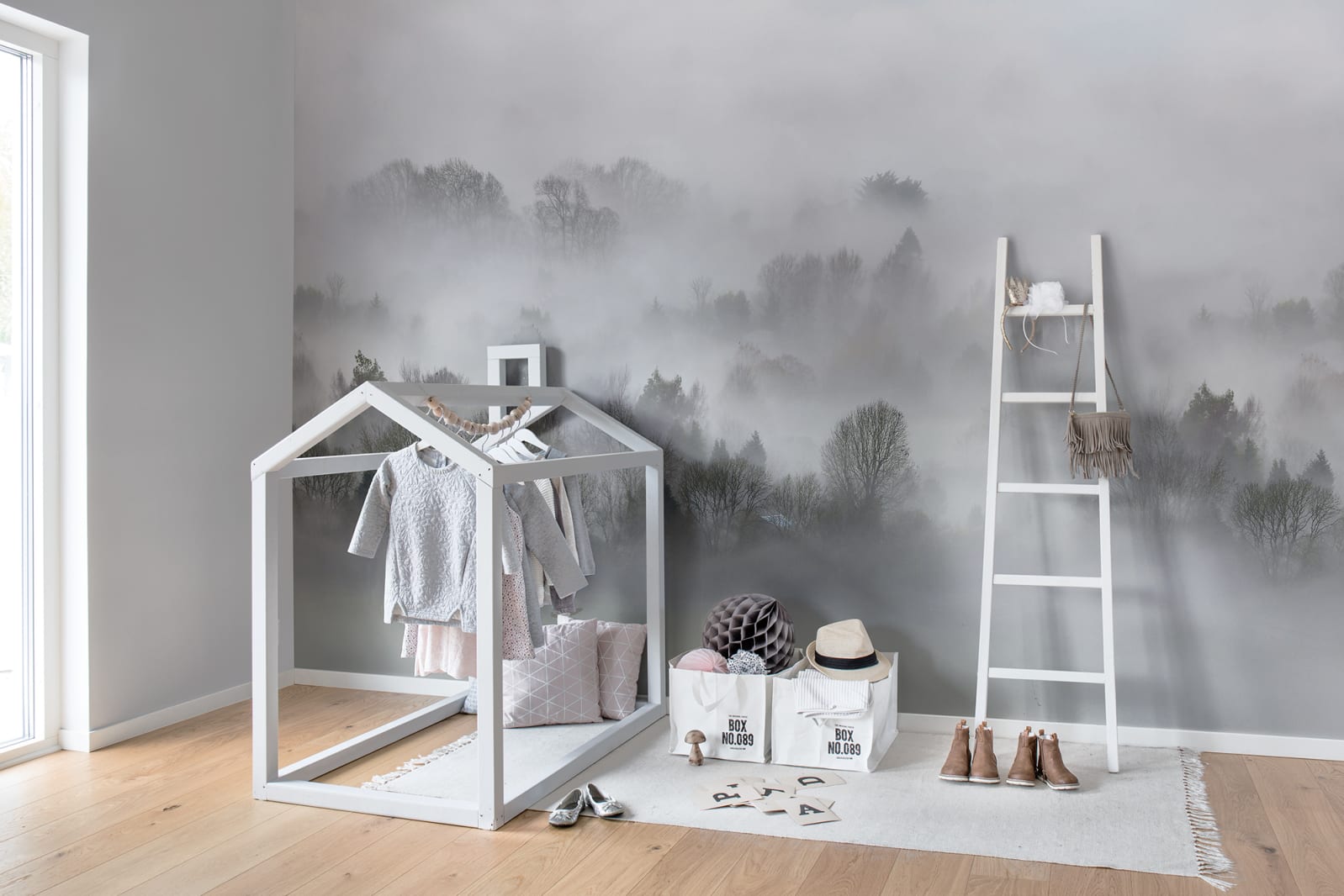 Morning Fog, 248x265cm, Rebel Walls 3