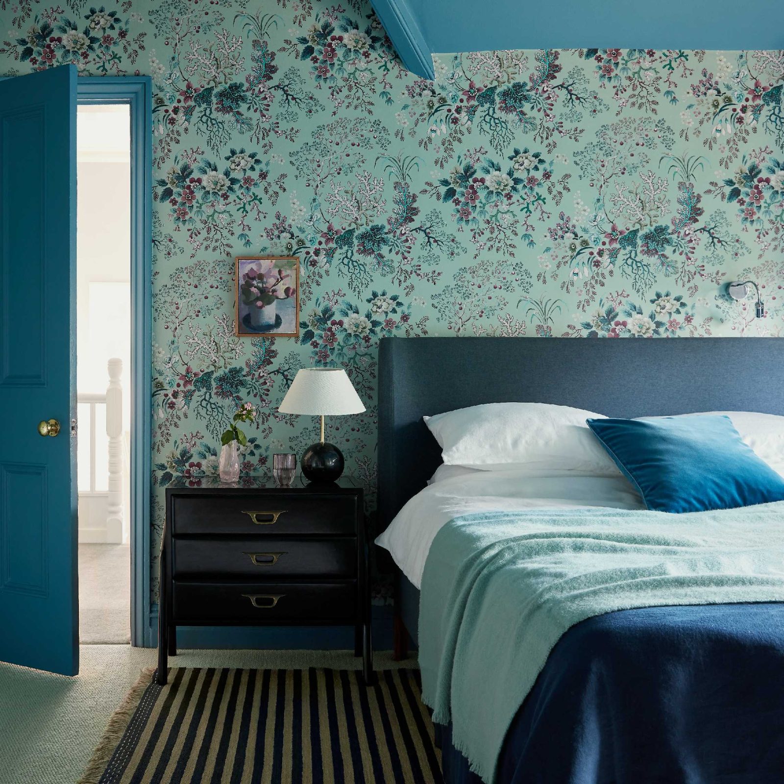 Killburn's Coral, Mist Green, 1838 Wallcoverings, 5.3mp / rola 2