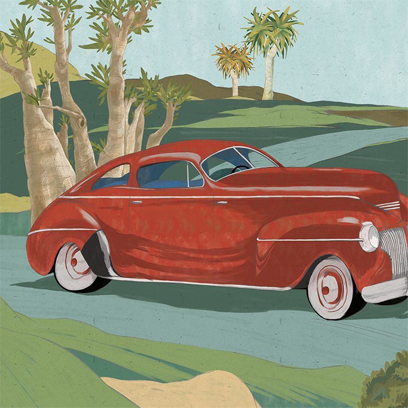 Retro cars (red), VLAdiLA 3