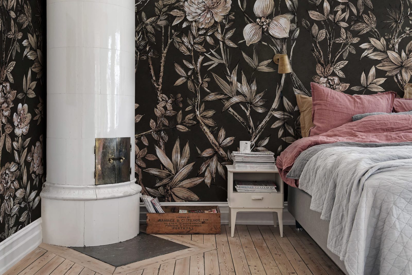 Silk Floral, Midnight, Rebel Walls 2