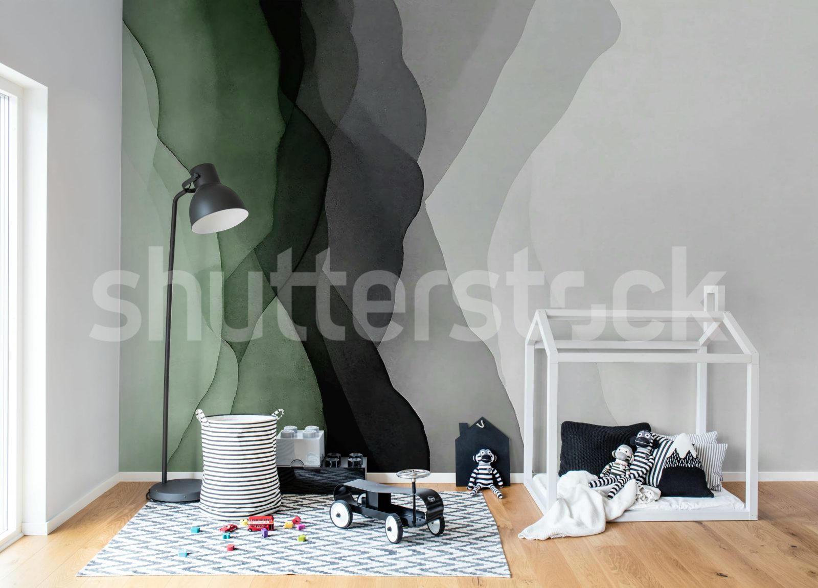 Vertical Gradient, Green, Rebel Walls 3