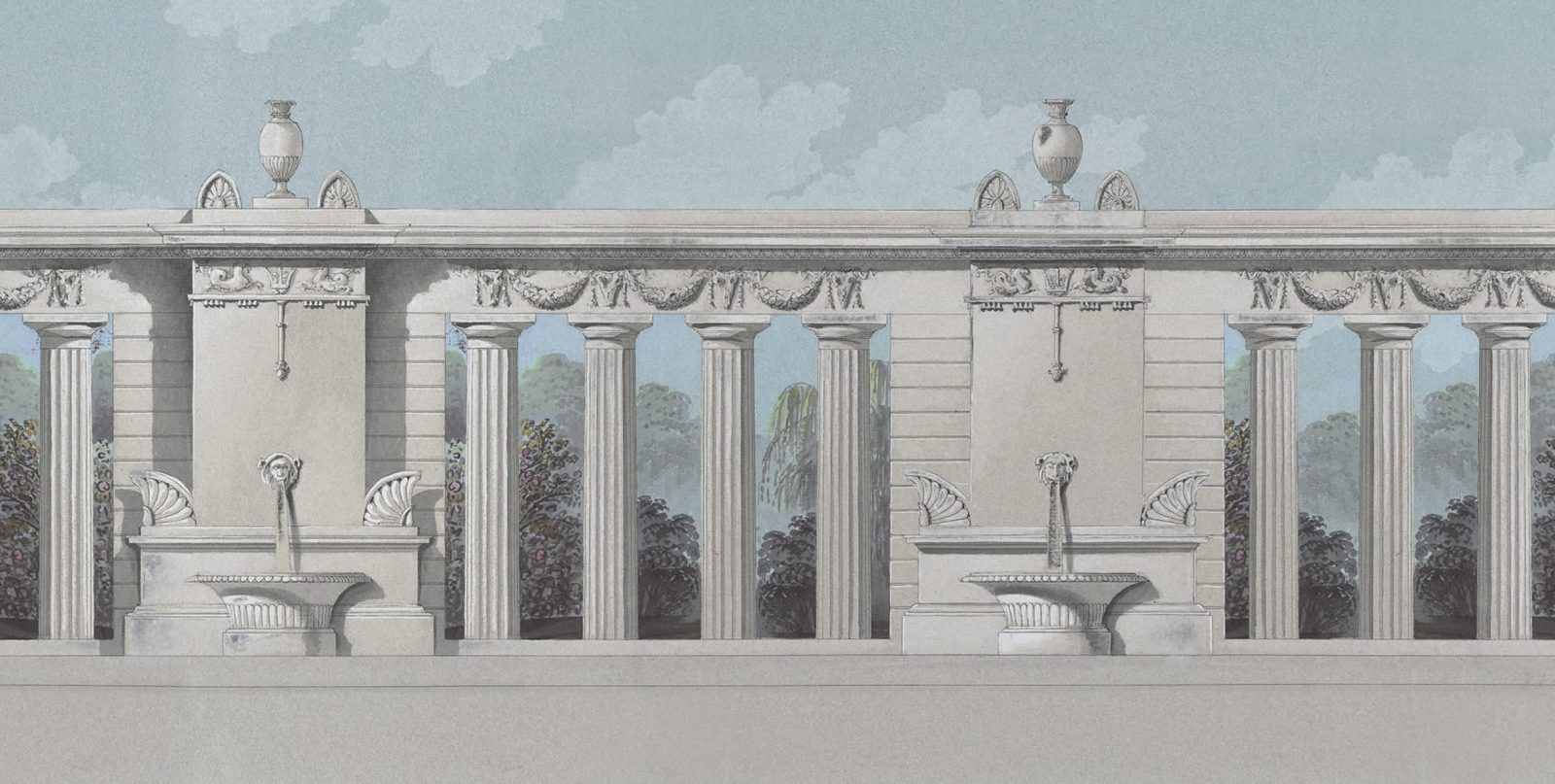 Garden Palace, Vintage, Rebel Walls