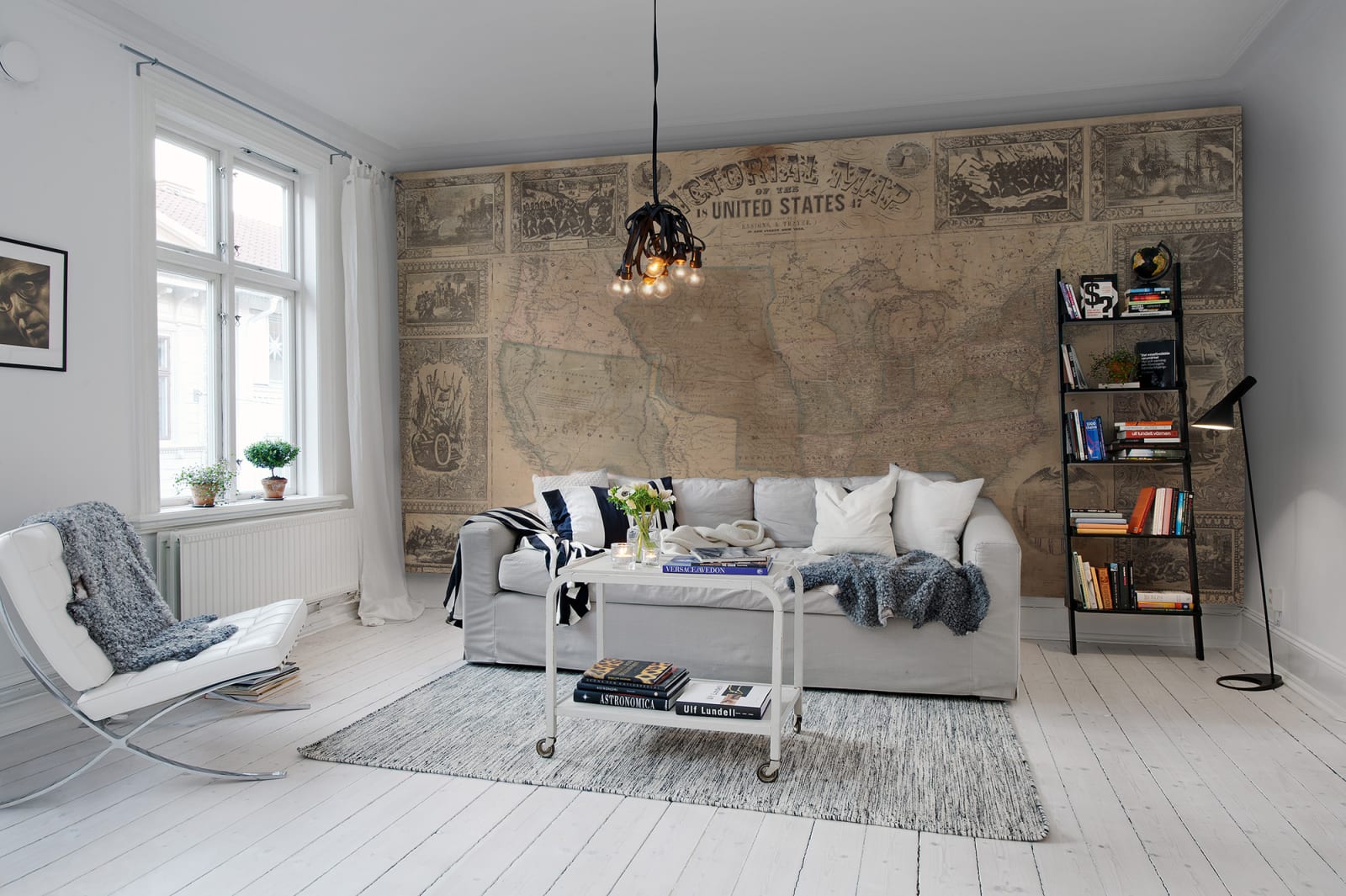 Pictorial Map of the U.S., Rebel Walls 2