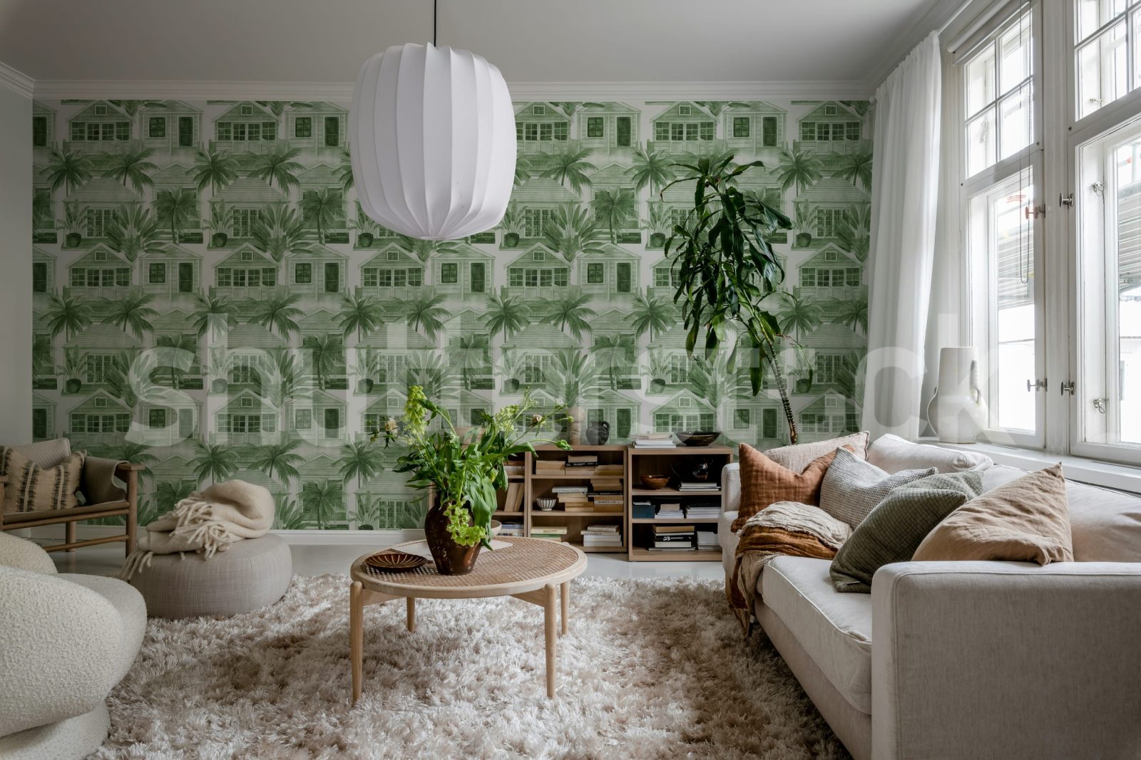 Palm Residence, Green, Rebel Walls 2