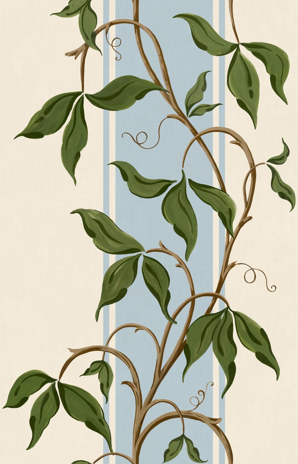 Garden Stripe, Light Blue, Rebel Walls