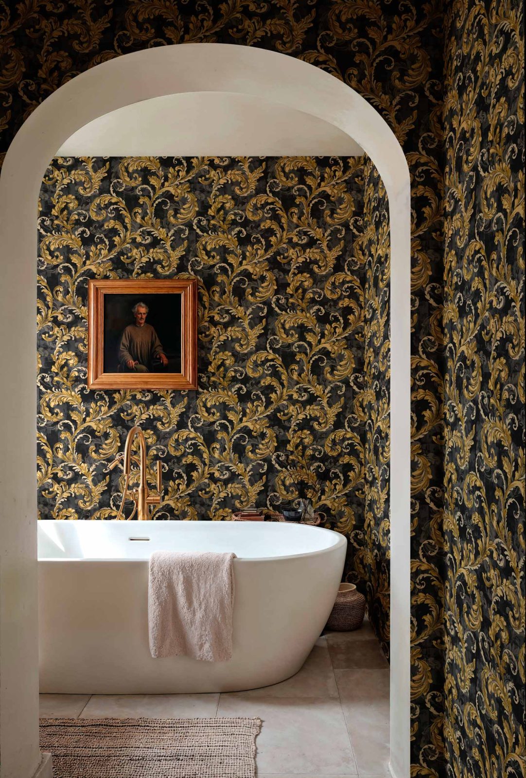 Byzantine Damask, Onyx, Coordonne, 5mp / rola 2