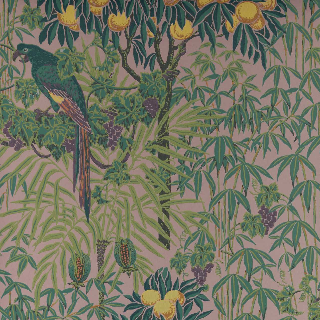 Macaw, Blush Pink, 1838 Wallcoverings, 5.3mp / rola