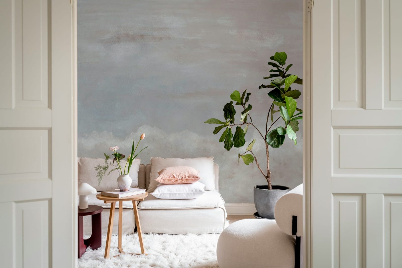 Heavenly Clouds, Dusty Pink, Rebel Walls 2
