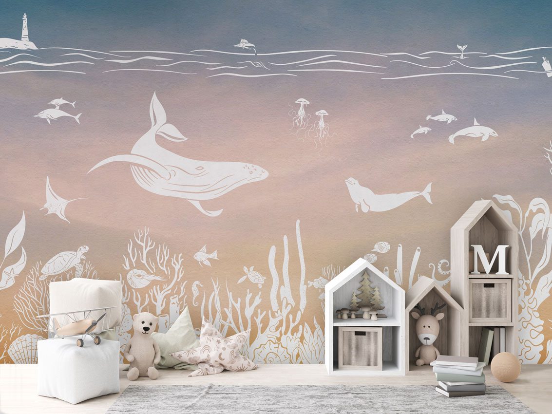 Monochrome Sea - Aqua Pink, Kikki Belle 3