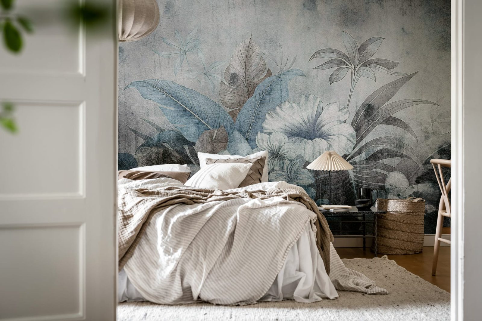 Vintage Garland, Blue, Rebel Walls 2