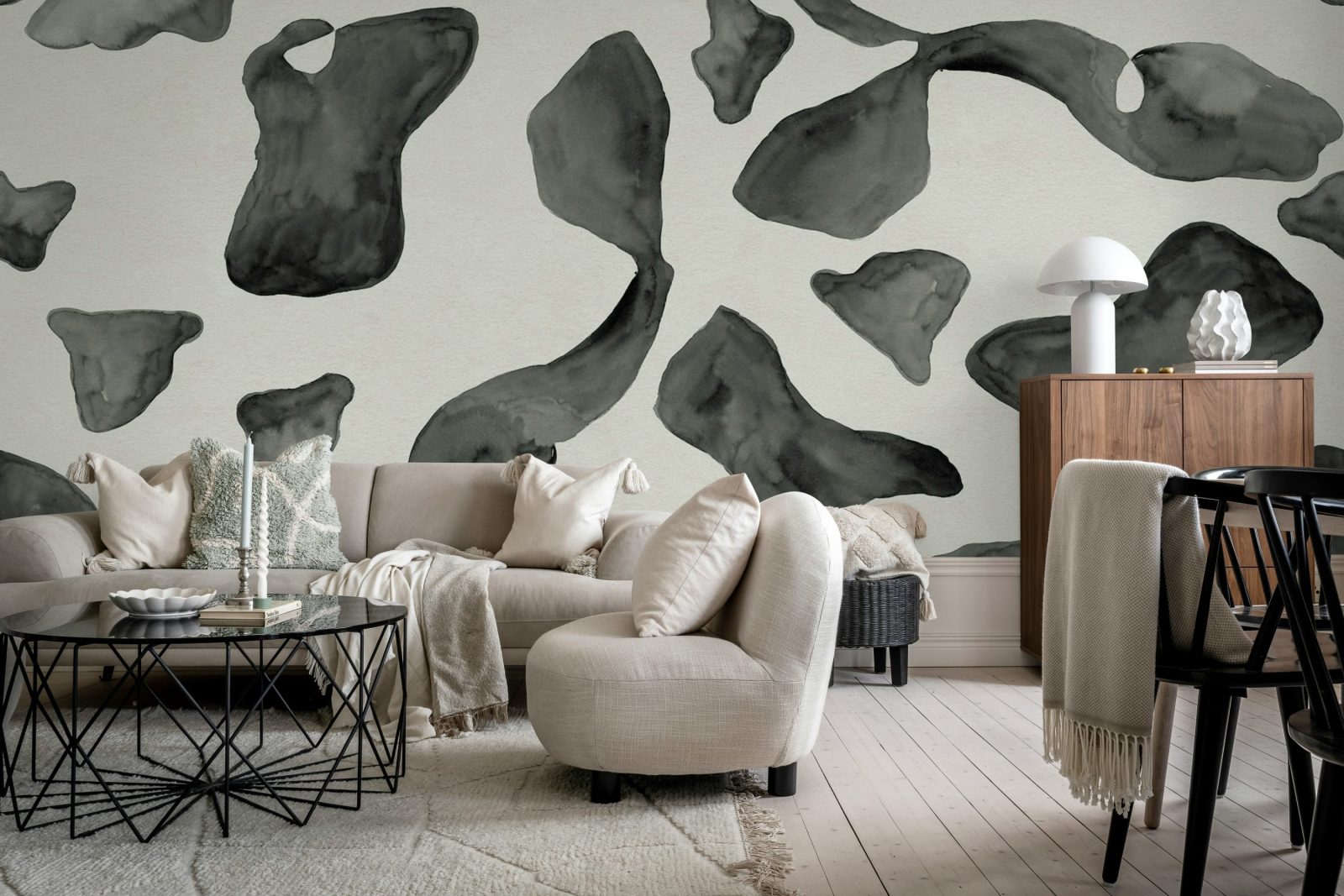 Abstract Motifs, Black & White, Rebel Walls 2