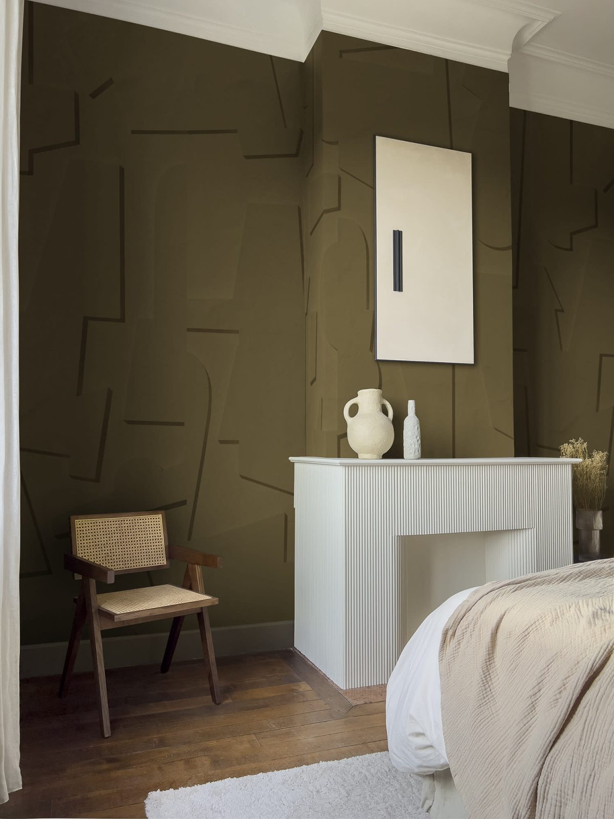 Abstract Wood, Brown, Rebel Walls 3