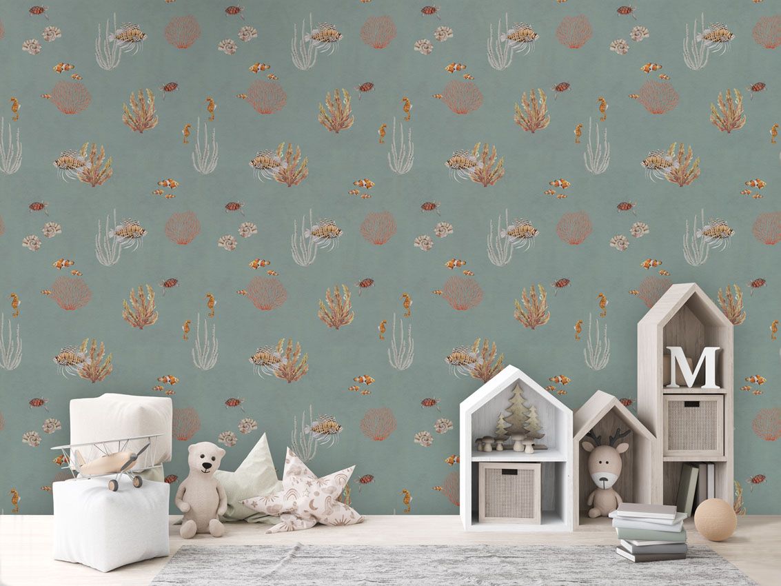 Coral Garden - Blue, Kikki Belle 4