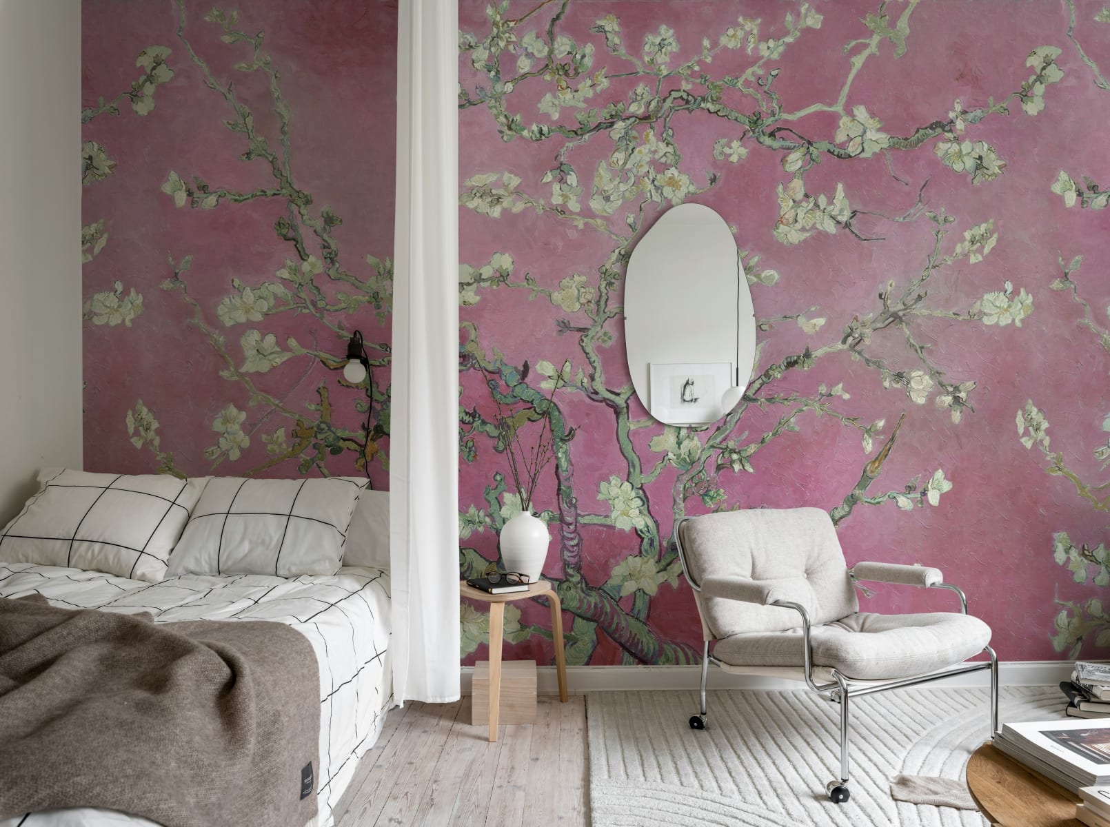 Almond Blossom, Pink, Rebel Walls 3