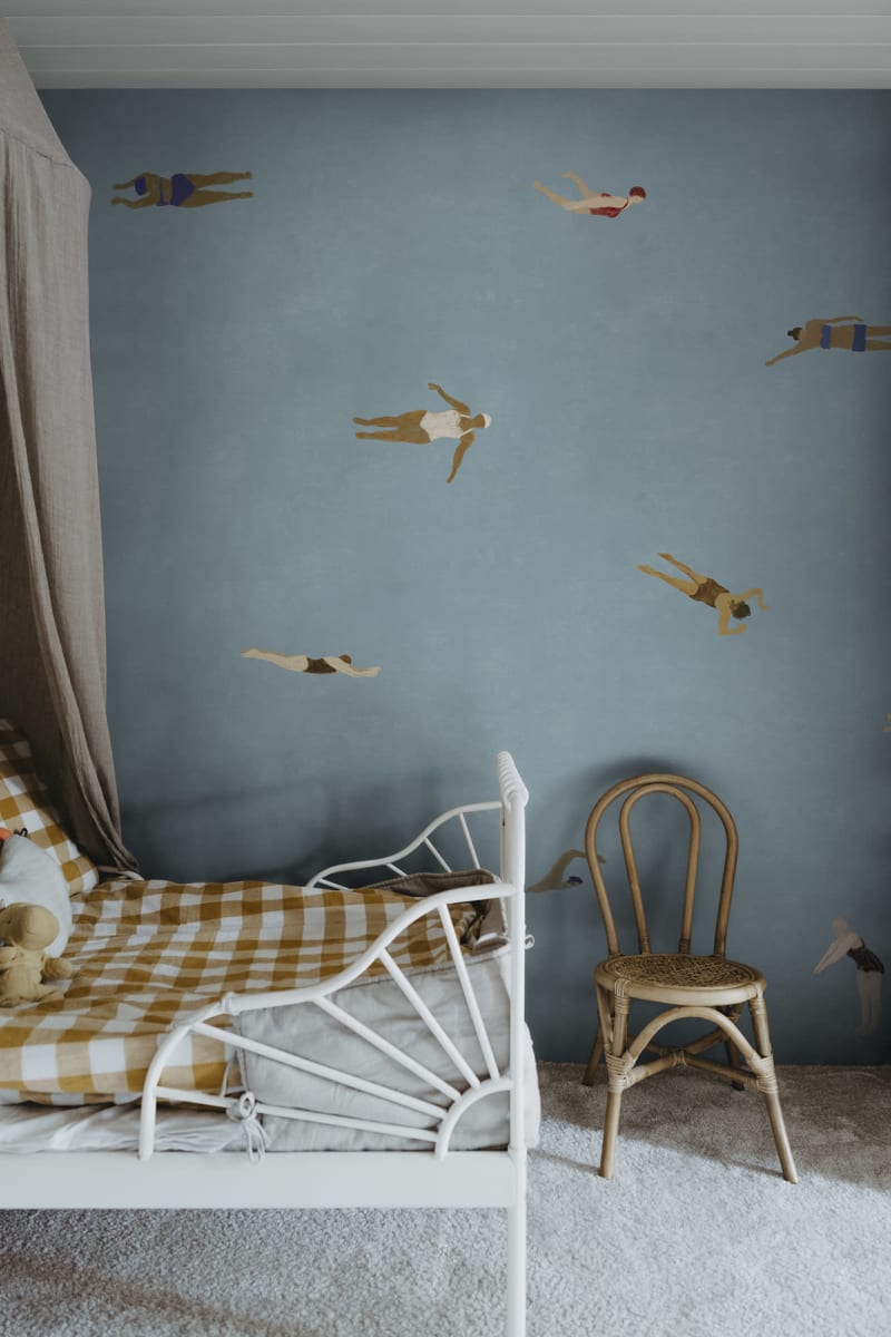 Swimmers, Blue, Rebel Walls 3