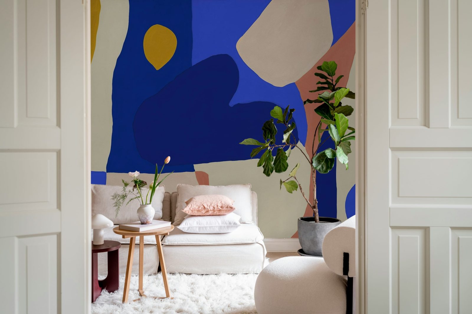 Shapes, Blue, Rebel Walls 2
