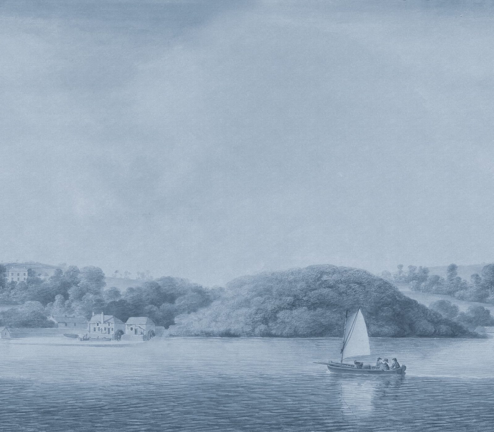 Weekend Sail, Blue, Rebel Walls