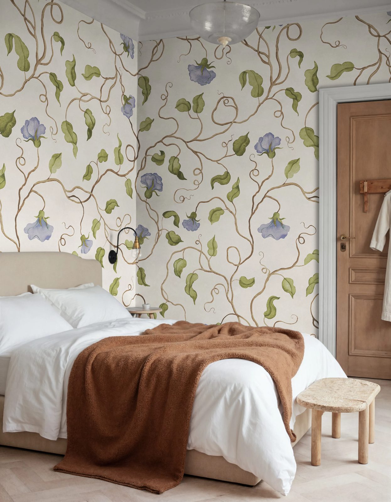 Soft Vines, Blue, Rebel Walls 2