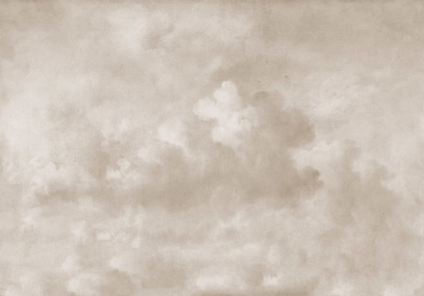 Vintage Clouds, Beige, Rebel Walls