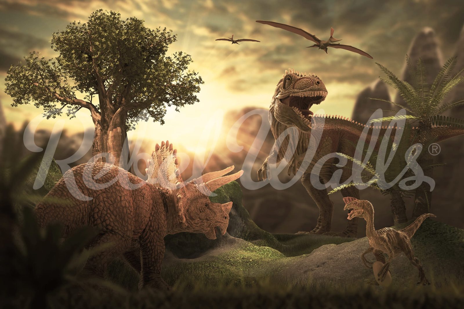 Dinosaur Park, Rebel Walls