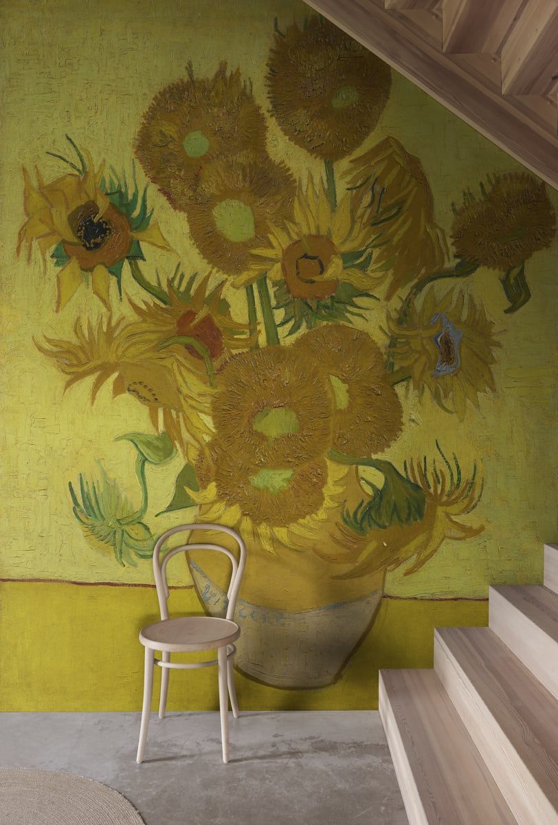 Sunflowers by Van Gogh, Rebel Walls 3