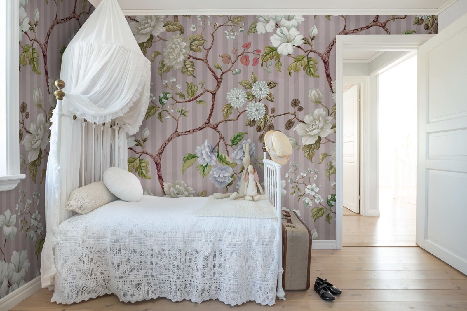 Rose Stripe, Pink, Rebel Walls 2