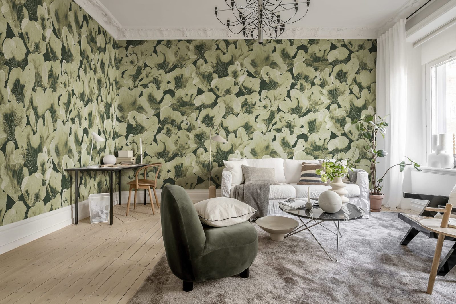 Corals, Green, Rebel Walls 2