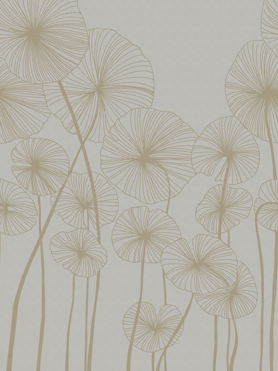 Waterlily Forest, Gray, Rebel Walls