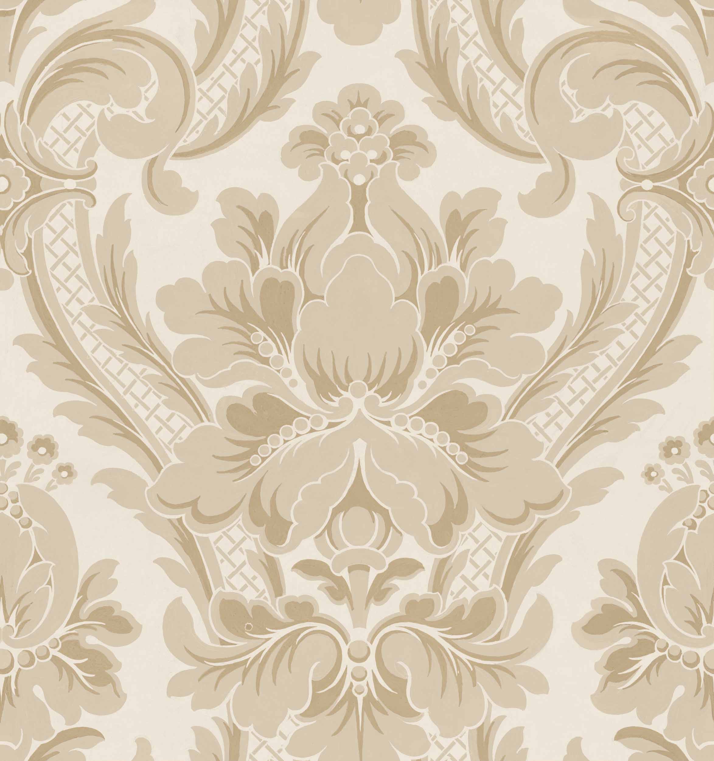 Venetian Damask, Stone, Coordonne, 5mp / rola