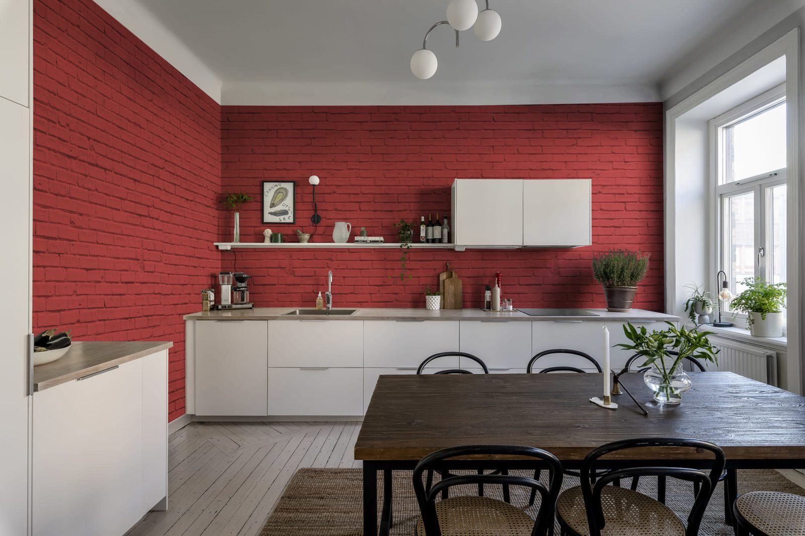 Wall of Bricks, Red, Rebel Walls 2