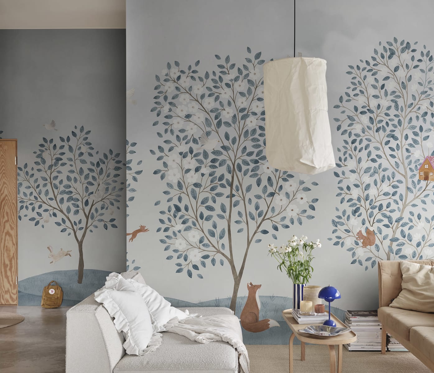 Happy Haven, Light Blue, Rebel Walls 3