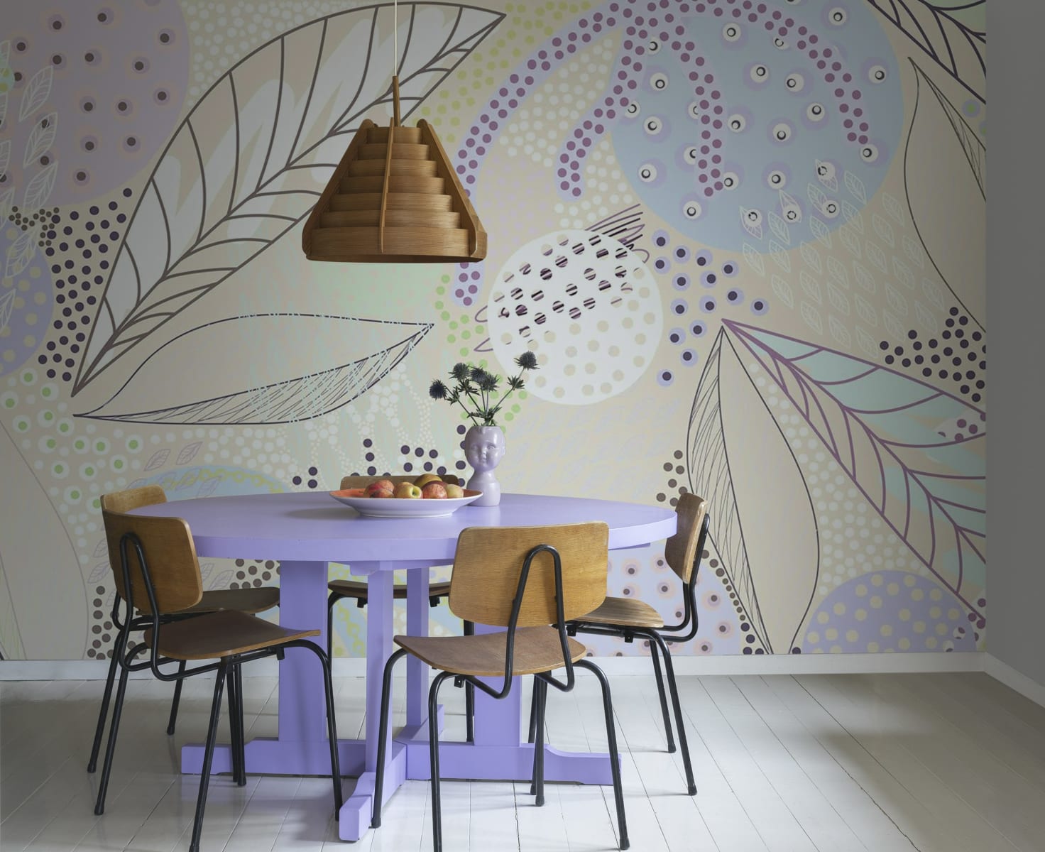 Artsy Leafs, Lilac, Rebel Walls 2