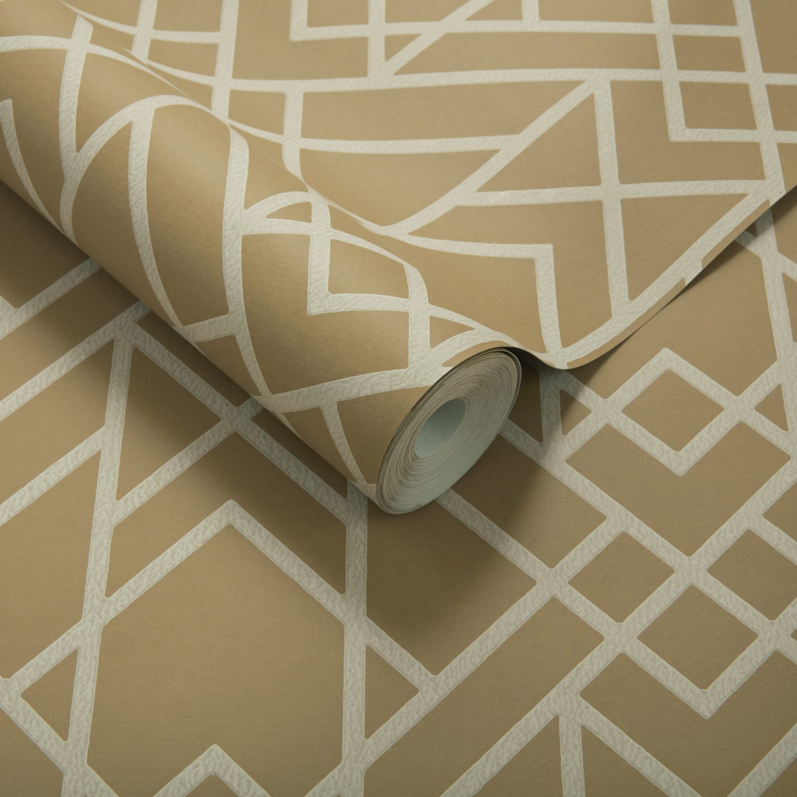 Metro, Mustard Yellow Luxury Geometric, 1838 Wallcoverings, 5.3mp / rola 3